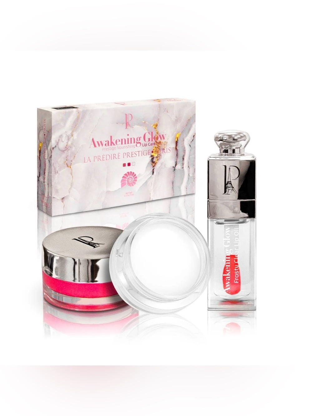 La Prestige Paris Awakening Glow 3 Piece Lip Care Set